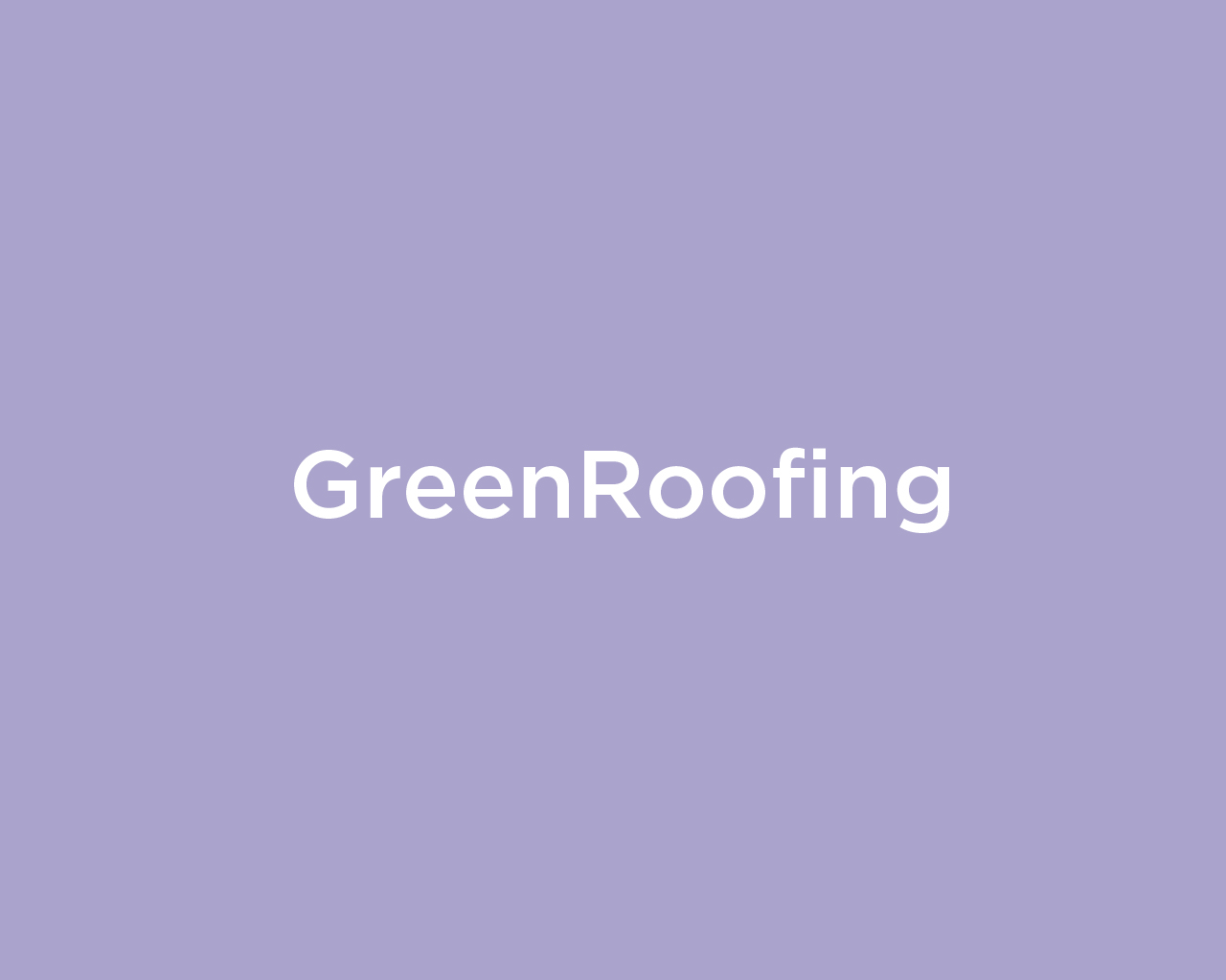 Green Roofing