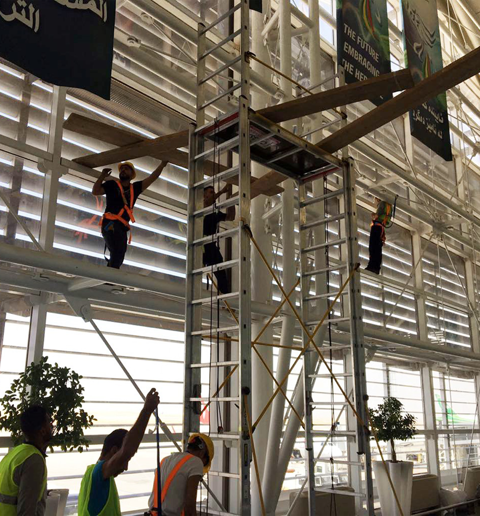 AIRPORT SOLAR FILM INSTALLATION PROJECT