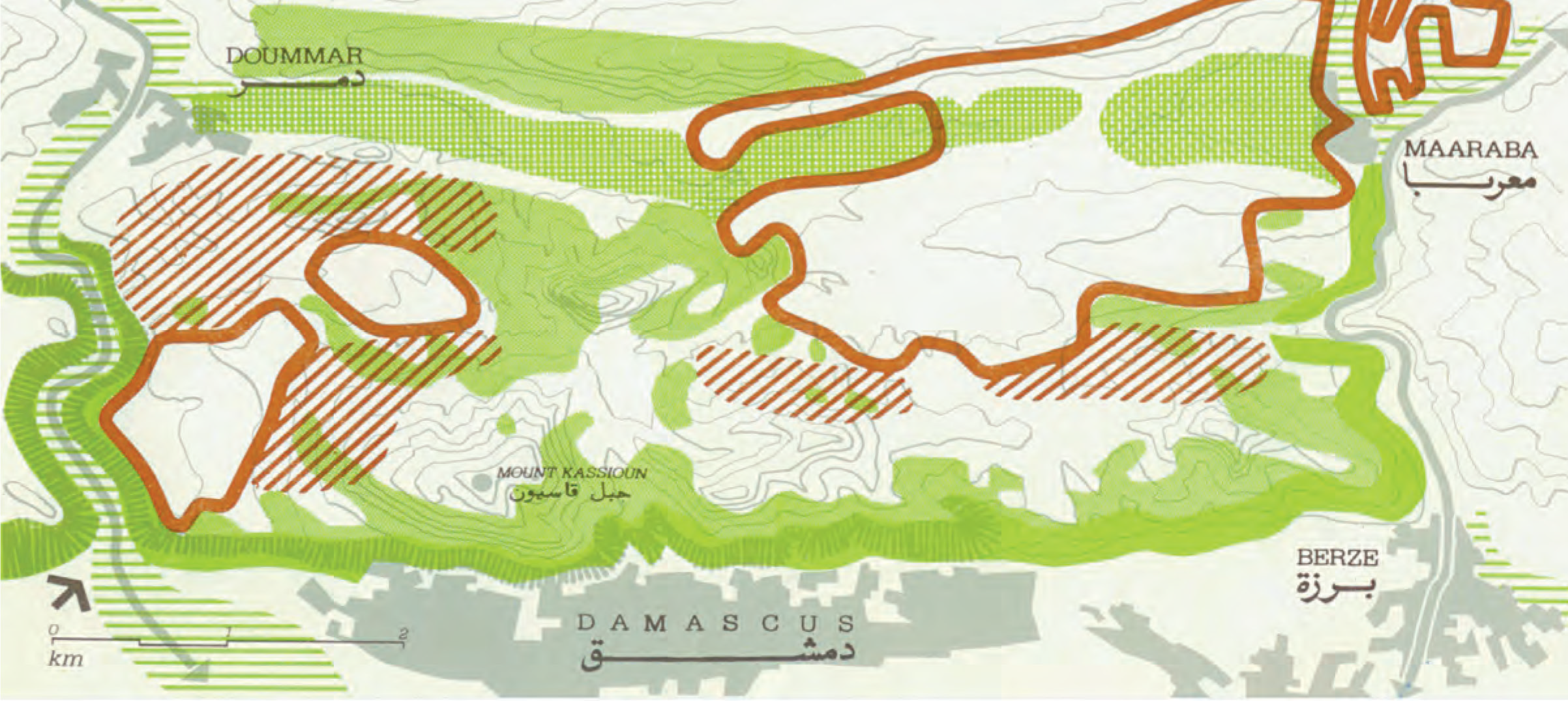 Qassioun Mountain Planning